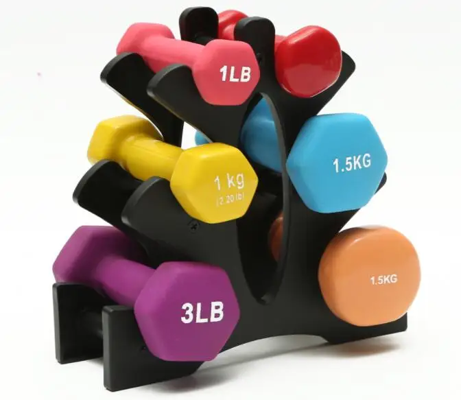 Прочный держатель для гантелей из АБС портативная стойка хранения