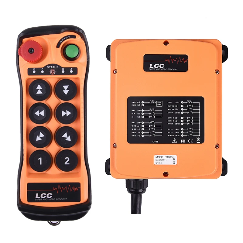 

Q808 LCC AC/DC 110v-480v brand industrial remote control systems