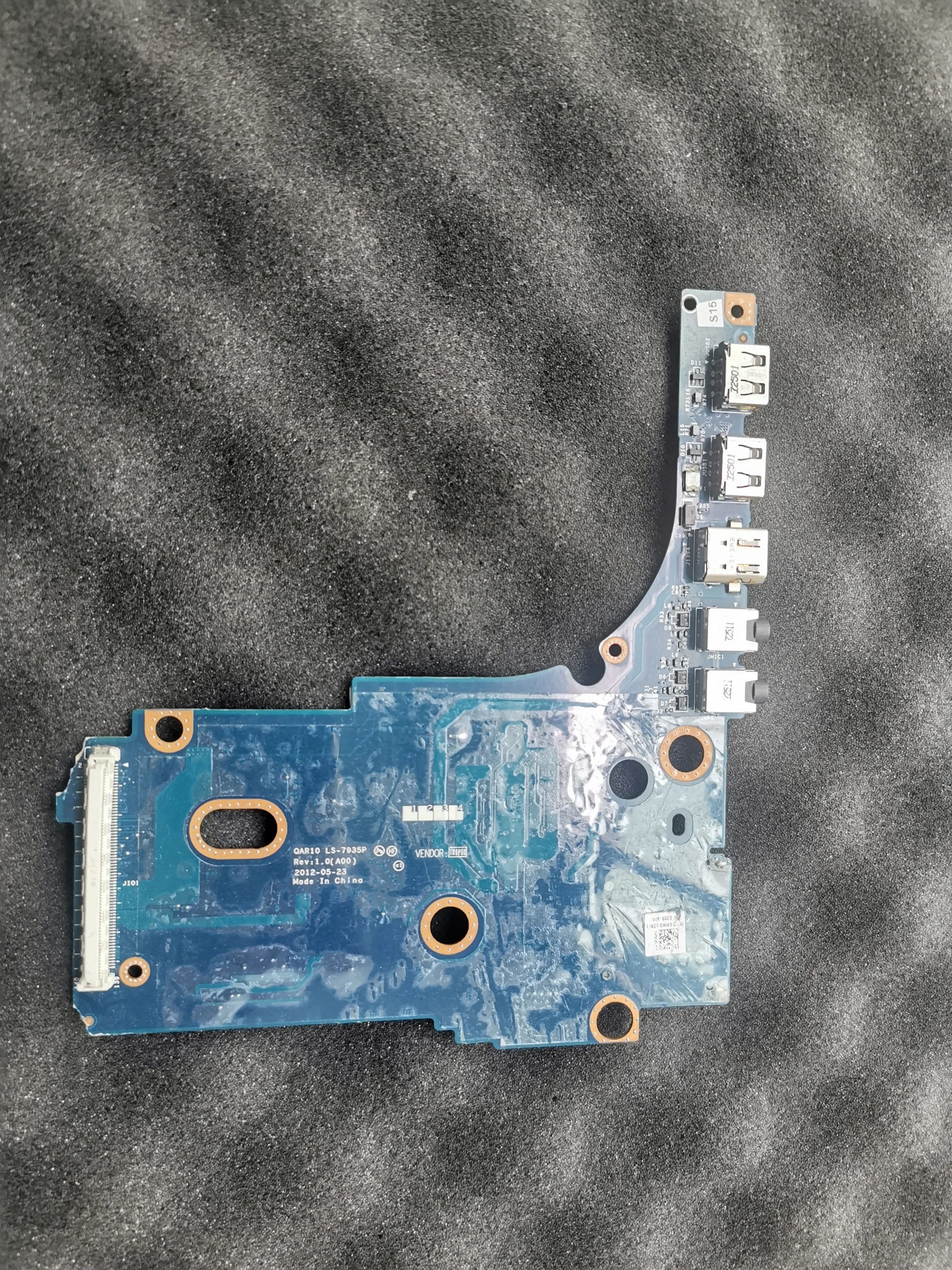 Для ноутбука Dell Precision M6700: аудио/фаервайр/USB плата 5GMM3 LS-7935P OEM.