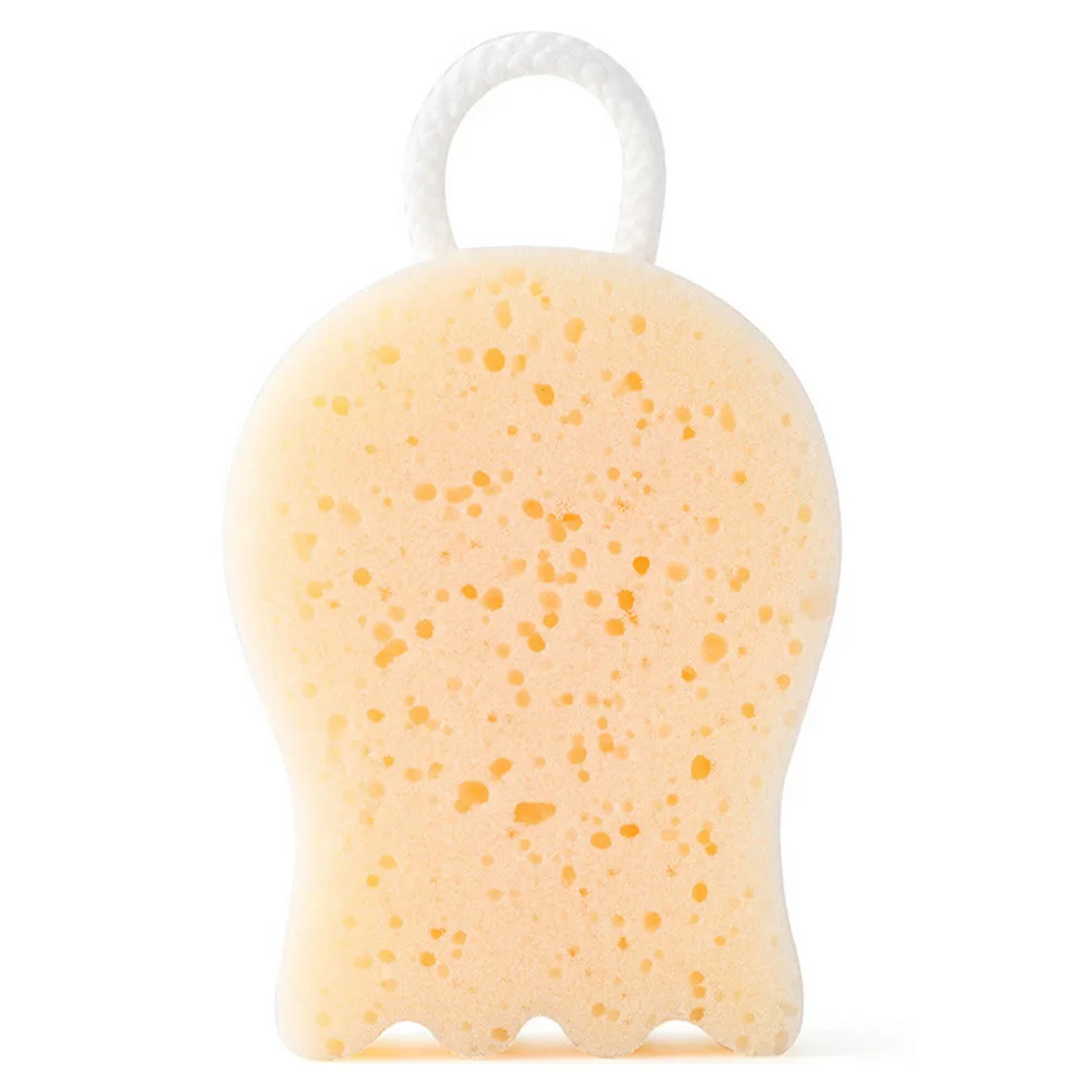 Милый мультяшный осьминог форма губка для ванной кожи тела очищающий