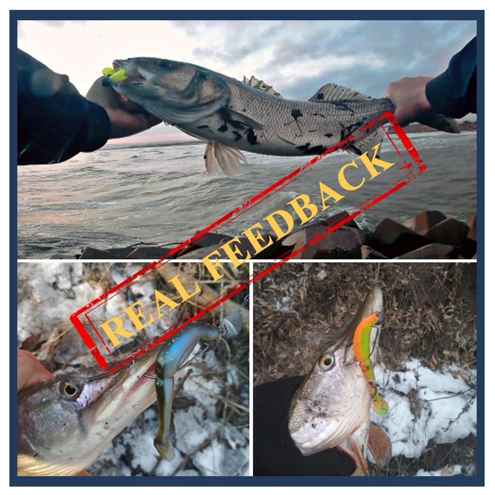 Рыболовная приманка FISH KING 10 шт./упак. One Up Shad Мягкая силиконовая наживка 90 мм/7 г