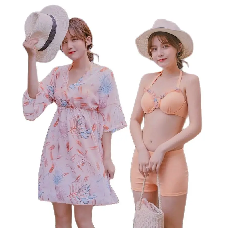 

Sexy Bikini Bathing Suit Women's Three-piece Set Belly Covering Slimming Split Type-Fairy Style Hot Springs Swimwear Women's