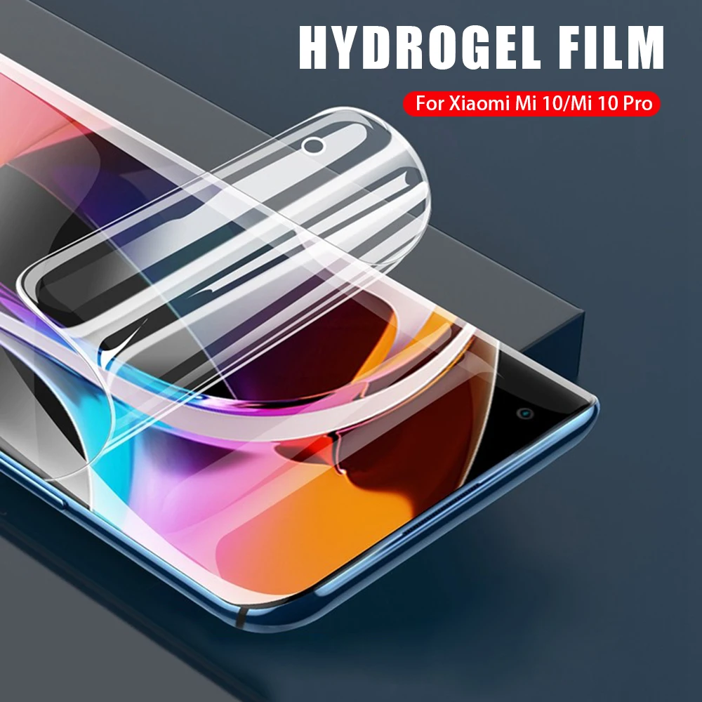 

For Xiaomi Mi 10 Ultra Pro Lite Full Cover Hydrogel Soft Film For Xiaomi Mi Note10 Pro Lite Screen Protector Front Film No Glass