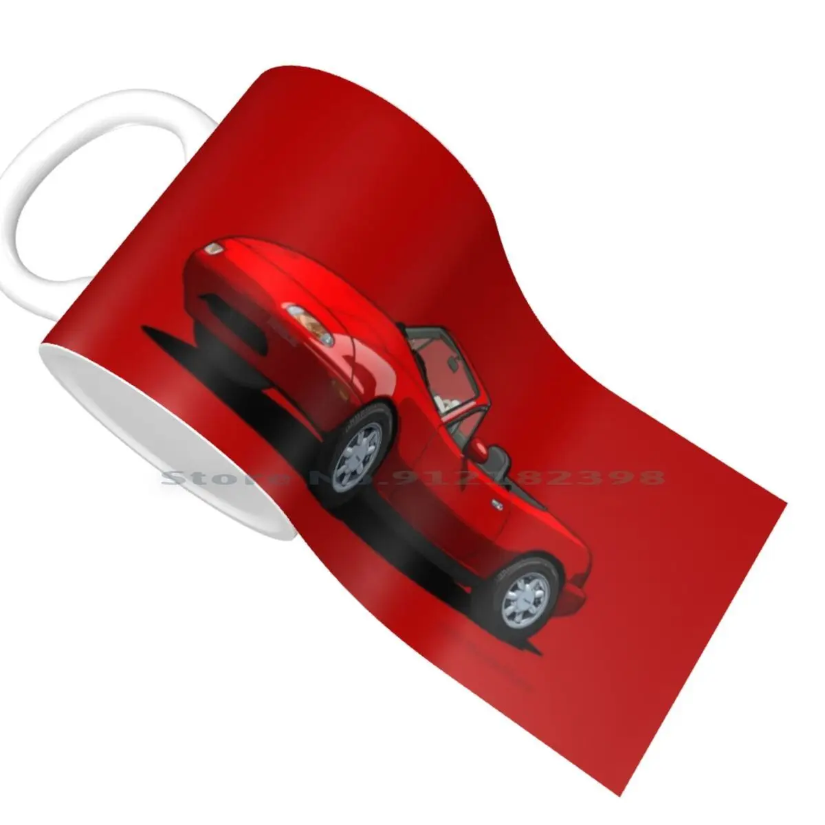 Классические красные керамические кружки Mazda Mx-5 Miata кофейные чашки кружка для
