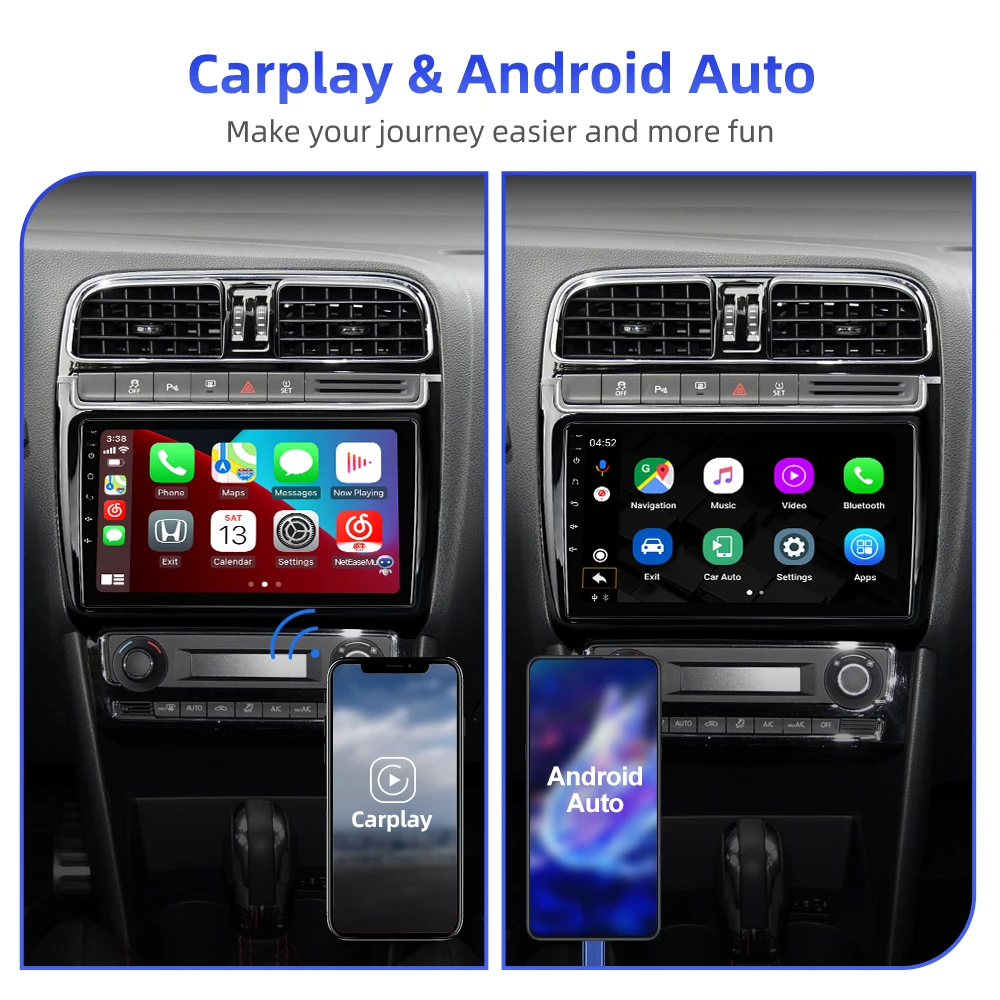 $85.01 ISUDAR T68 For VW/Volkswagen POLO 5 2008-2020 Android10 Car Radio Multimedia Video Player GPS DVR 8CORE DSP 4G WIFI QLED No 2DIN