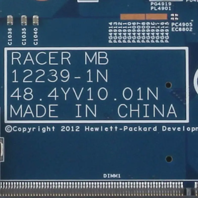 Материнская плата для ноутбука HP Probook 740609 G1 Celeron 2955U материнская 12239 1N 488.4yv10.01n SR1DU 001