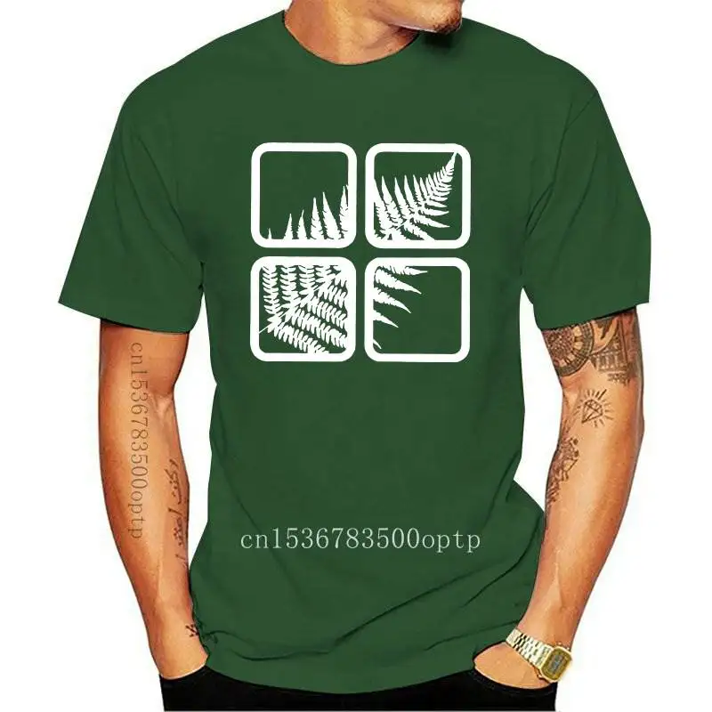 

Женская футболка с принтом листьев, свободная футболка большого размера из 2021 хлопка, лето 100%