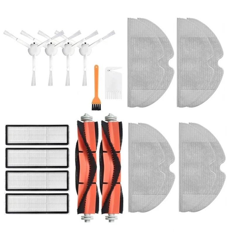 

Brush Filter Mop Cloth for Xiaomi Mijia 1C Roborock Accessories Filter Vacuum Cleaner Mop Sweeping Spare Hepa Parts