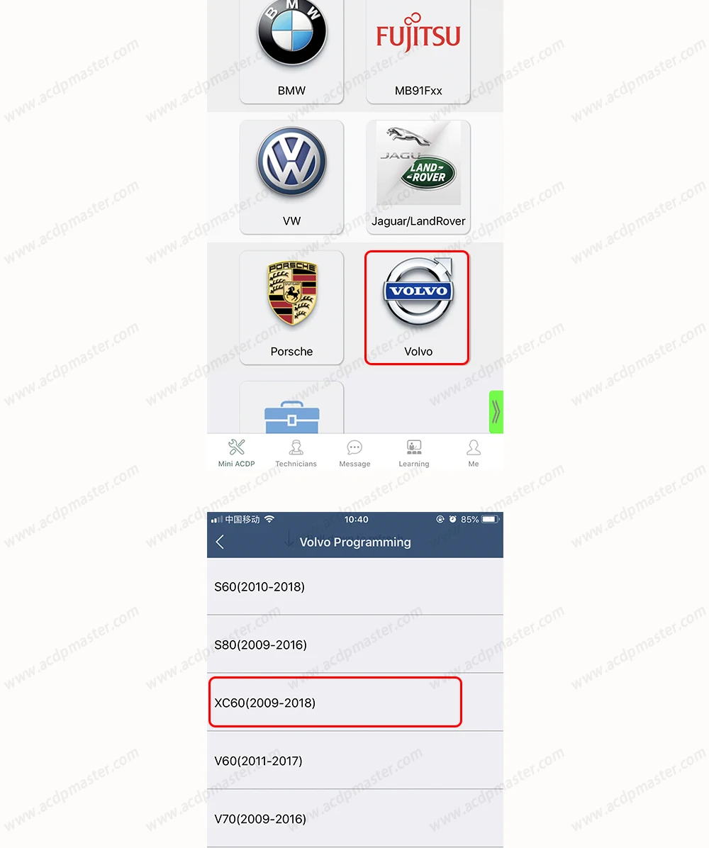 Yanhua Mini ACDP Модуль 12 для VOLVO Yanhua ACDP мастер программирования
