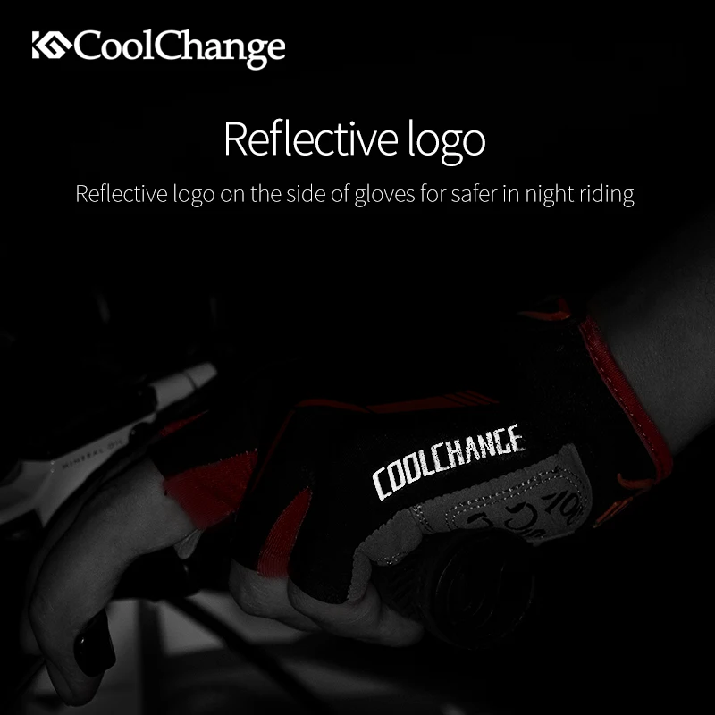 Coolchange велосипедные велосипед половина пальца перчатки ударопрочные дышащие