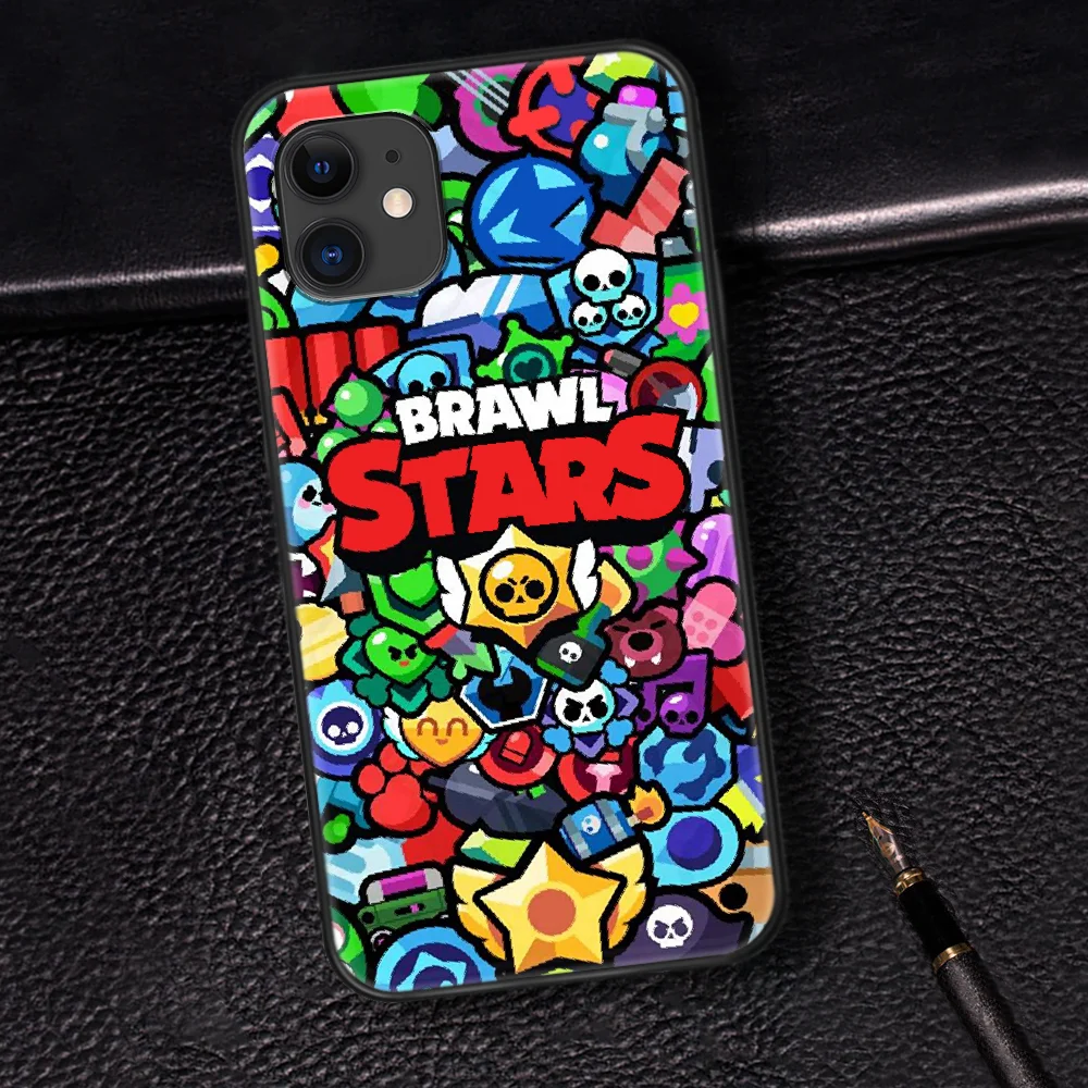 

Cartoon Stars Game Phone Case For Iphone 5 5S SE 2020 6 6S 7 8 Plus 11 12 Mini X XS XR Pro Max black Cell Trend Funda Luxury