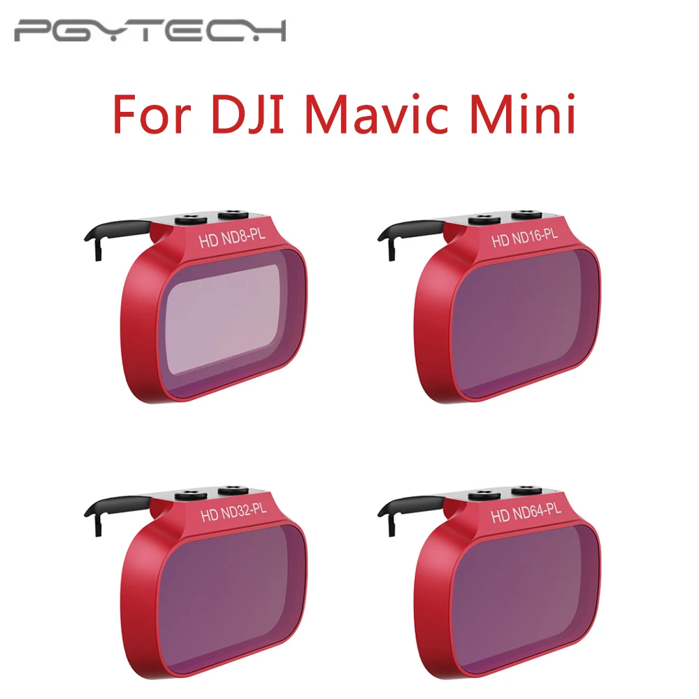 Фильтры PGYTECH для объектива DJI Mavic Mini UV CPL ND 8 16 32 64 PL набор фильтров ND8 ND16 ND32 ND64 |