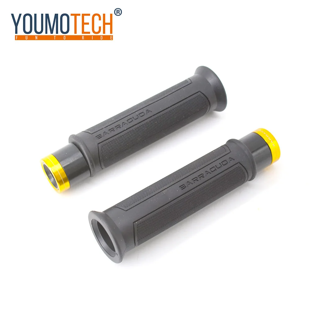 BARRACUDA рукоятки для мотоциклов с ЧПУ 22 мм для Yamaha Fz6 R1 R3 R6 R15 R25 YZF R1 MT07 MT-09 Tmax 500 530 XJ6 - Цвет: Золотой