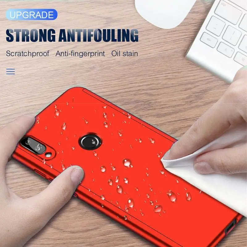 360 Full shockproof Case For Xiaomi Redmi Note8 Pro Note7 8A 7A K20 on Mi 9T 9X CC9E A3 A2 Lite Cover with Glass Gift |