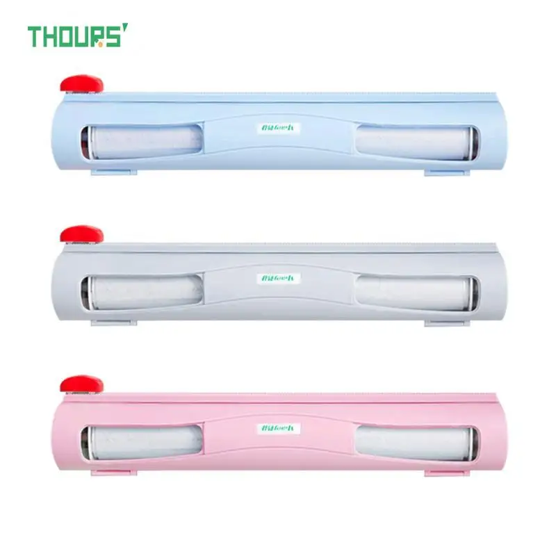 

Kitchen Foil And Cling Film Wrap Dispenser Cutter Plastic Storage Holder Plastic Wrap Dispensers 3 Colors Kitchen accessories