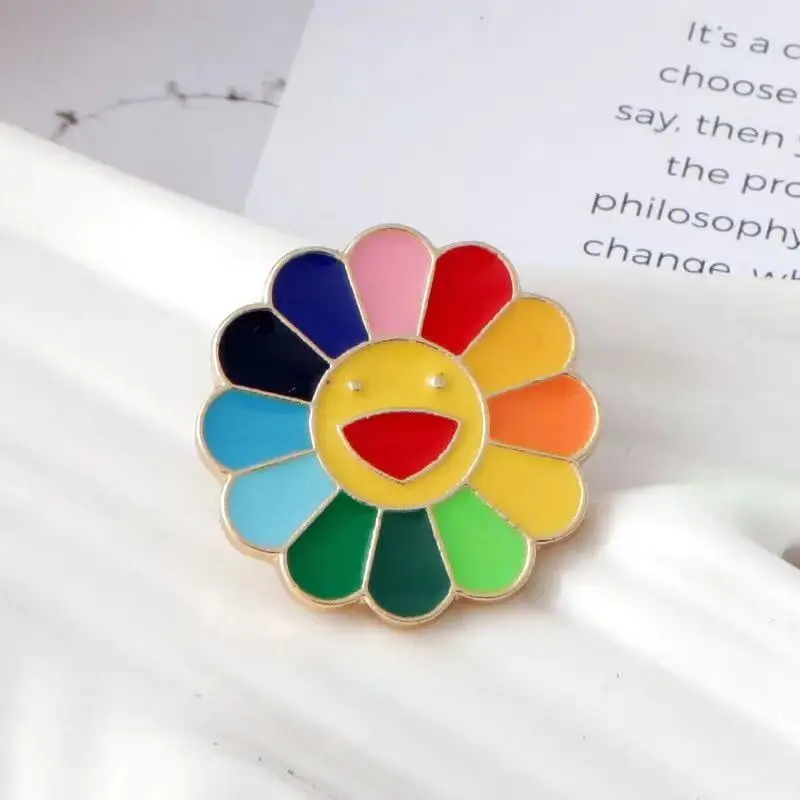 Японский ins персонализированные Брошь Женский симпатичный значок с пряжкой