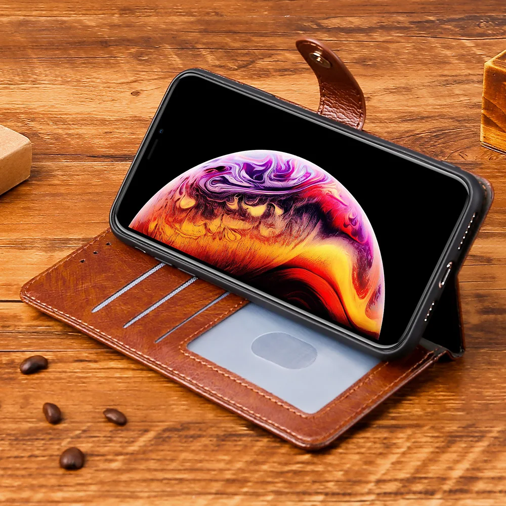 Кожаный чехол книжка с бумажником на молнии для Lenovo A5 K5 Play Plus S5 K520 K9 Z5s Z6 Pro 5G Lite Youth
