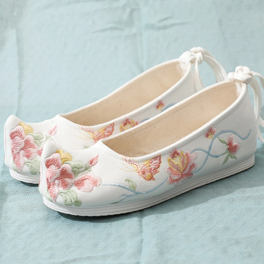 Китайская традиционная сценическая обувь женская национальная танцевальная на