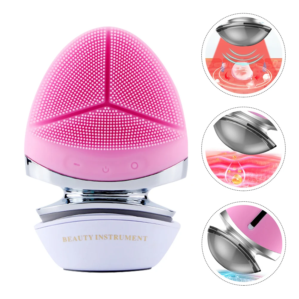 

1 set of Face Washing Cleaner Silicone Face Scrub Brush Face Cleaning Tool