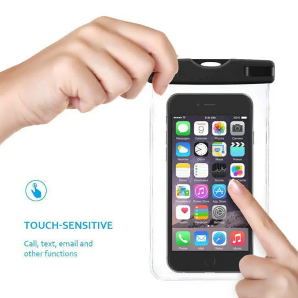 Водонепроницаемый подводный чехол сухие сумки с карманами для мобильного