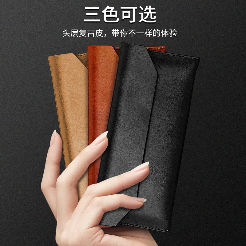 

Genuine Leather Case Pouch For Huawei Mate X XS Case Bags Pouch