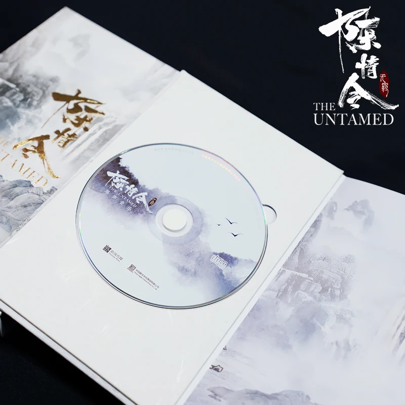 Used Chen qing ling soundtrack The untamed music CD book with TV character picture album No cards and posters enlarge