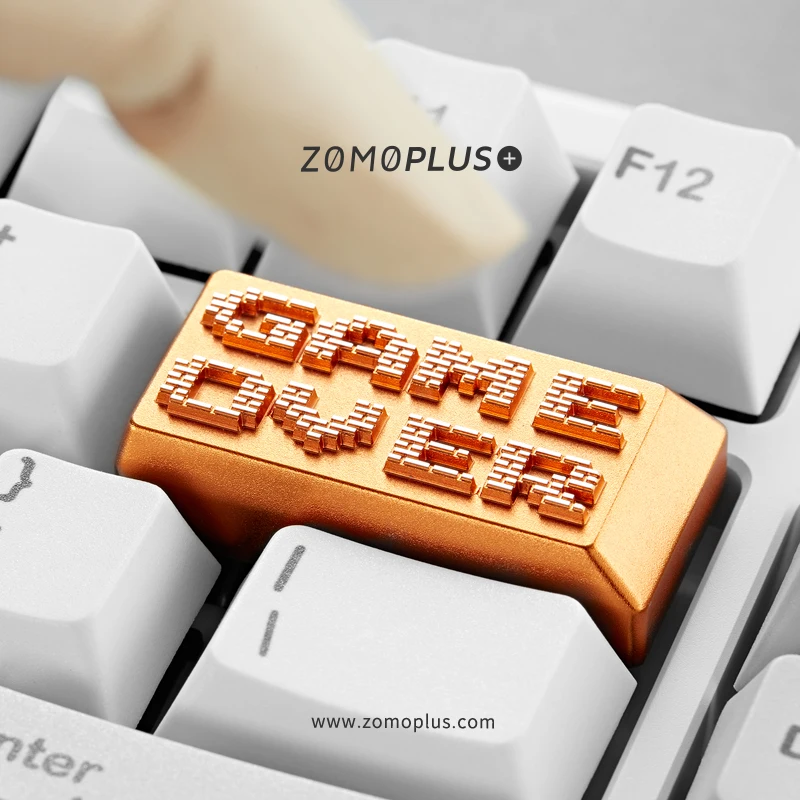 Zomo gameoverer игра над Artisan Keycap CNC Анодированный Алюминиевый совместимый Cherry MX