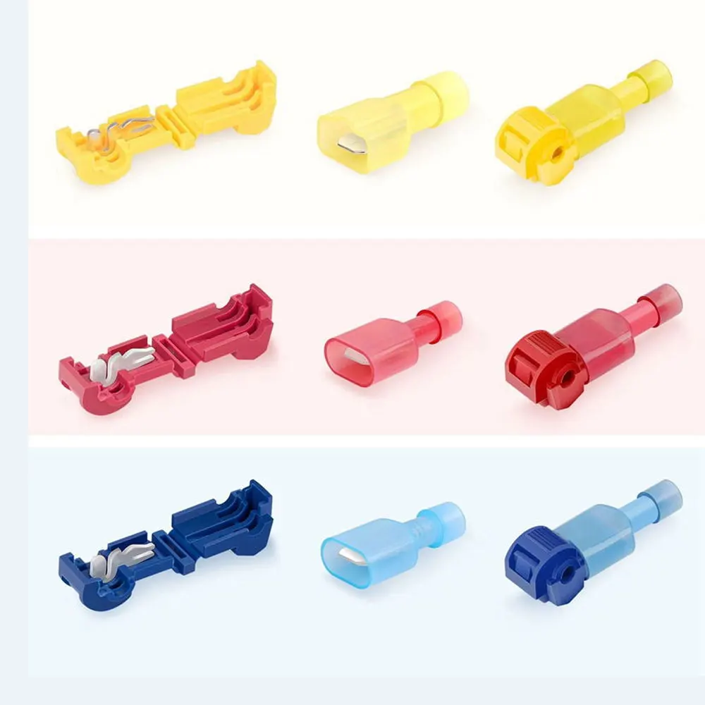 Nashone 120 пар быстрый соединитель проводов терминалов и мужской лепестковый