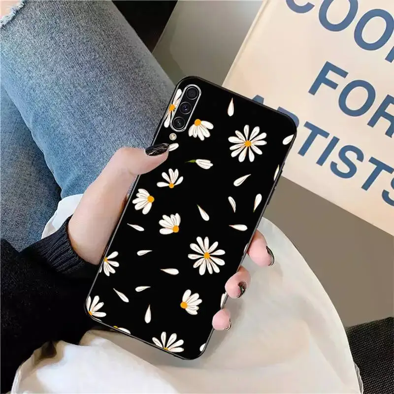 

Sunflower Daisy flowers pattern Phone Case For Samsung galaxy A S note 10 7 8 9 20 30 31 40 50 51 70 71 21 s ultra plus