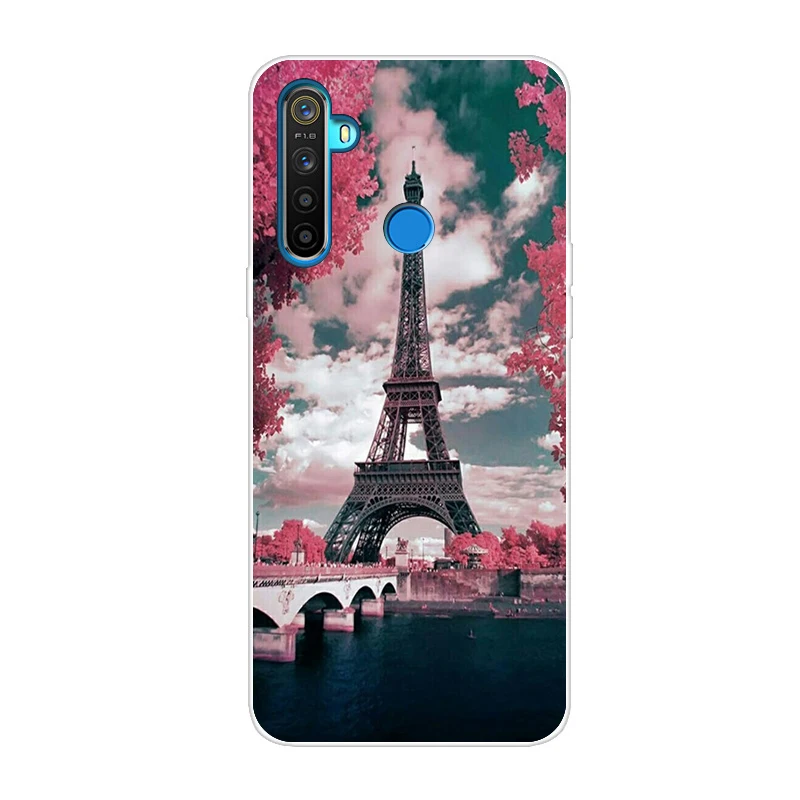 Силиконовый чехол для OPPO Realme 5 чехол милый Тигр мягкий ТПУ чехол для OPPO Realme Q задний Чехол Realme 5 Pro чехол для телефона s Capa
