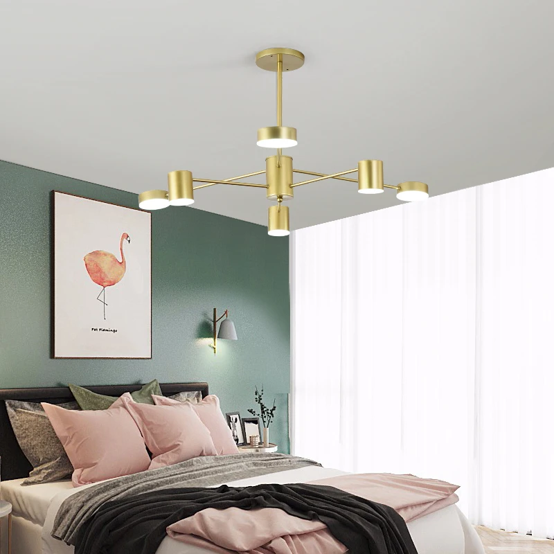 Современная светодиодная люстра акриловые круглые потолочные светильники