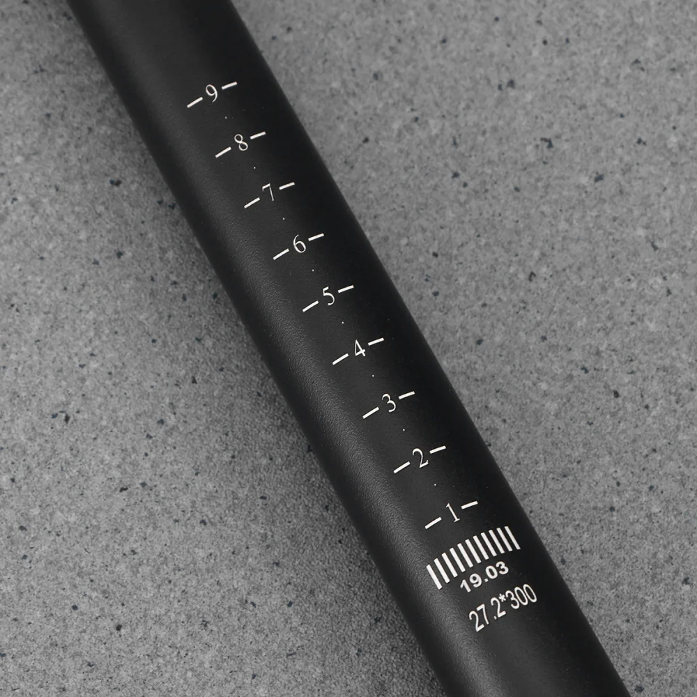 

Seat Post Alluminium Alloy Bike Replacement Extra Long Seatpost Suitable for Most Mountain Bike Road Bike MTB BMX (Black)