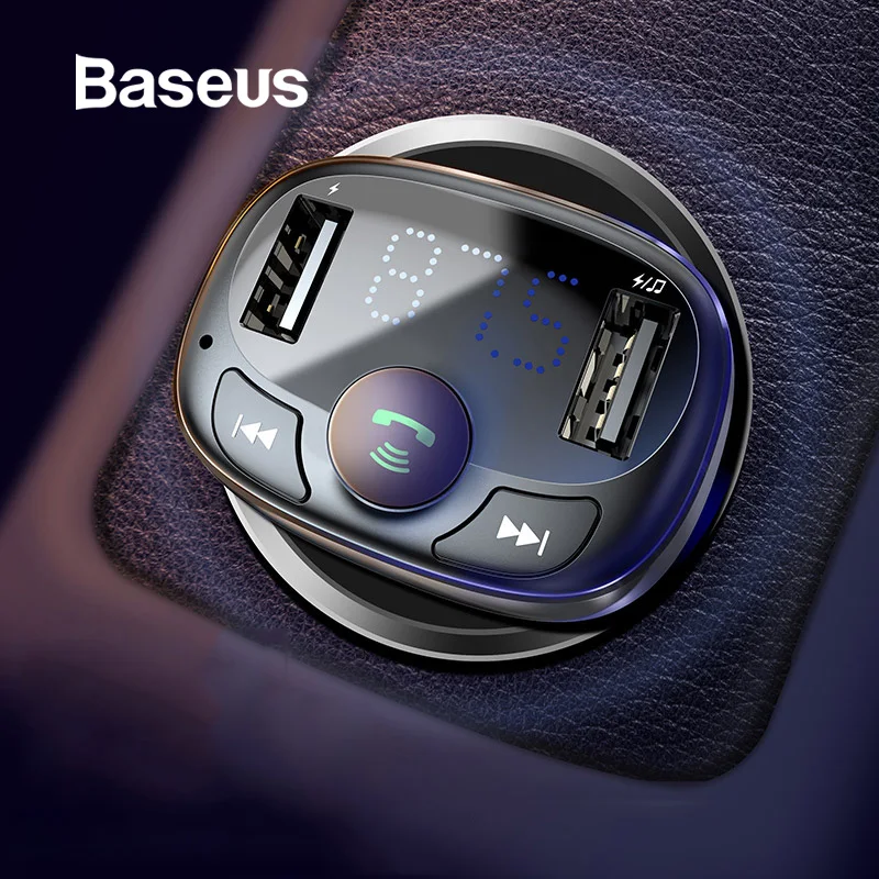 Автомобильное зарядное устройство Baseus для iPhone громкая связь Bluetooth MP3 плеер разъем