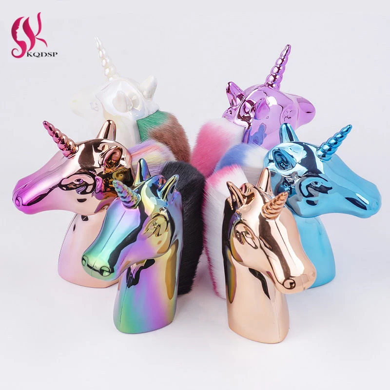 

Unicorn Nail Art Cleaning Brush Tool Remove Dust Powder File Manicure Pedicure Acrylic Makeup Face Care Multifunctional Colorful