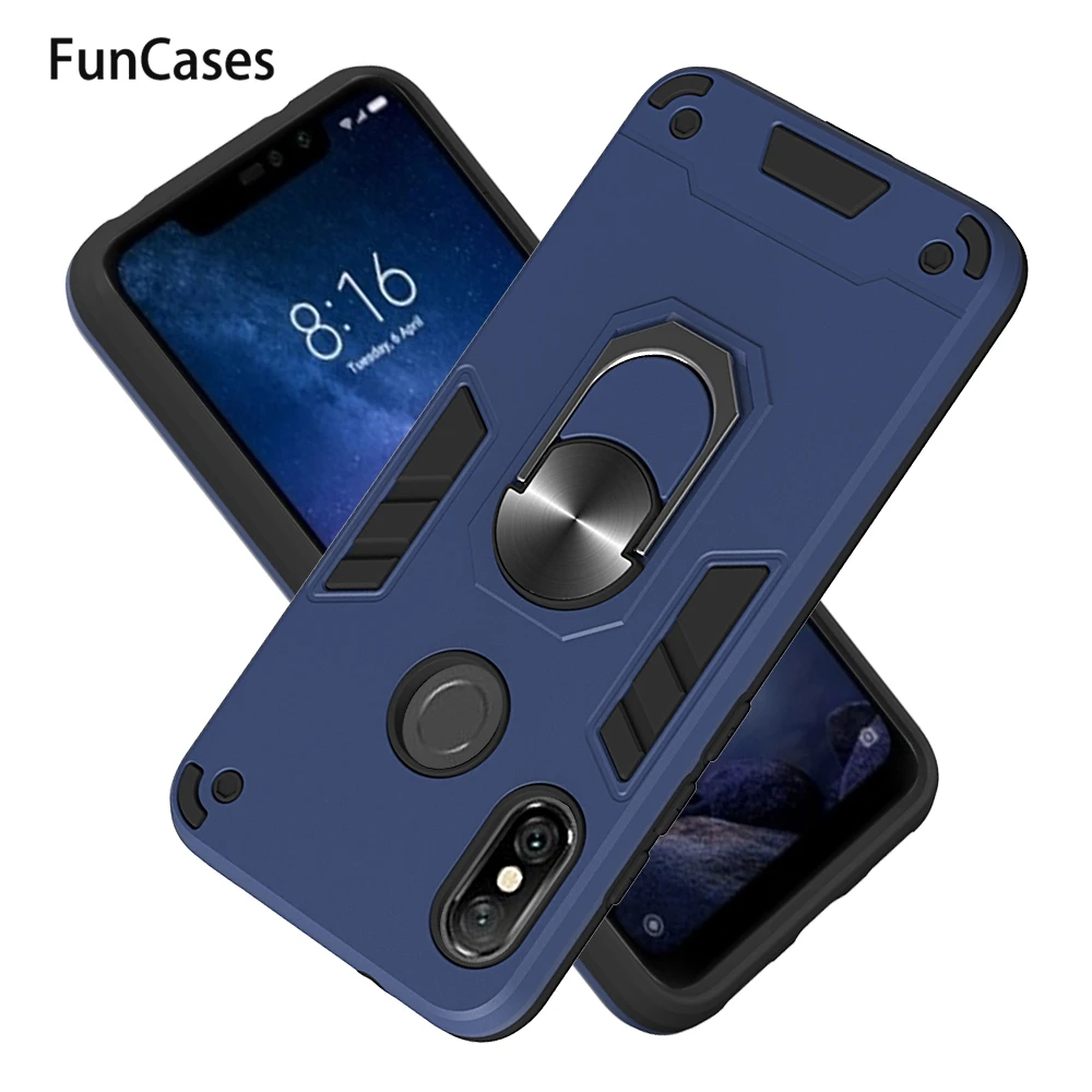 Phone Etui Cases For Xiaomi cellular Redmi 6 Luxury Silicone Magnetic Car Holder TPU Cover Telefoon Note Pro 6A | Мобильные телефоны