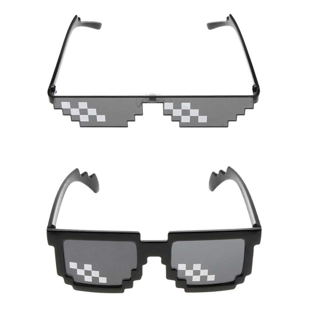 Новинка мозаичные солнцезащитные очки с пикселями аксессуары для вечевечерние