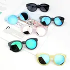 Солнцезащитные очки для мальчиков и девочек, яркие линзы, защита UV400, стильная детская оправа, для улицы