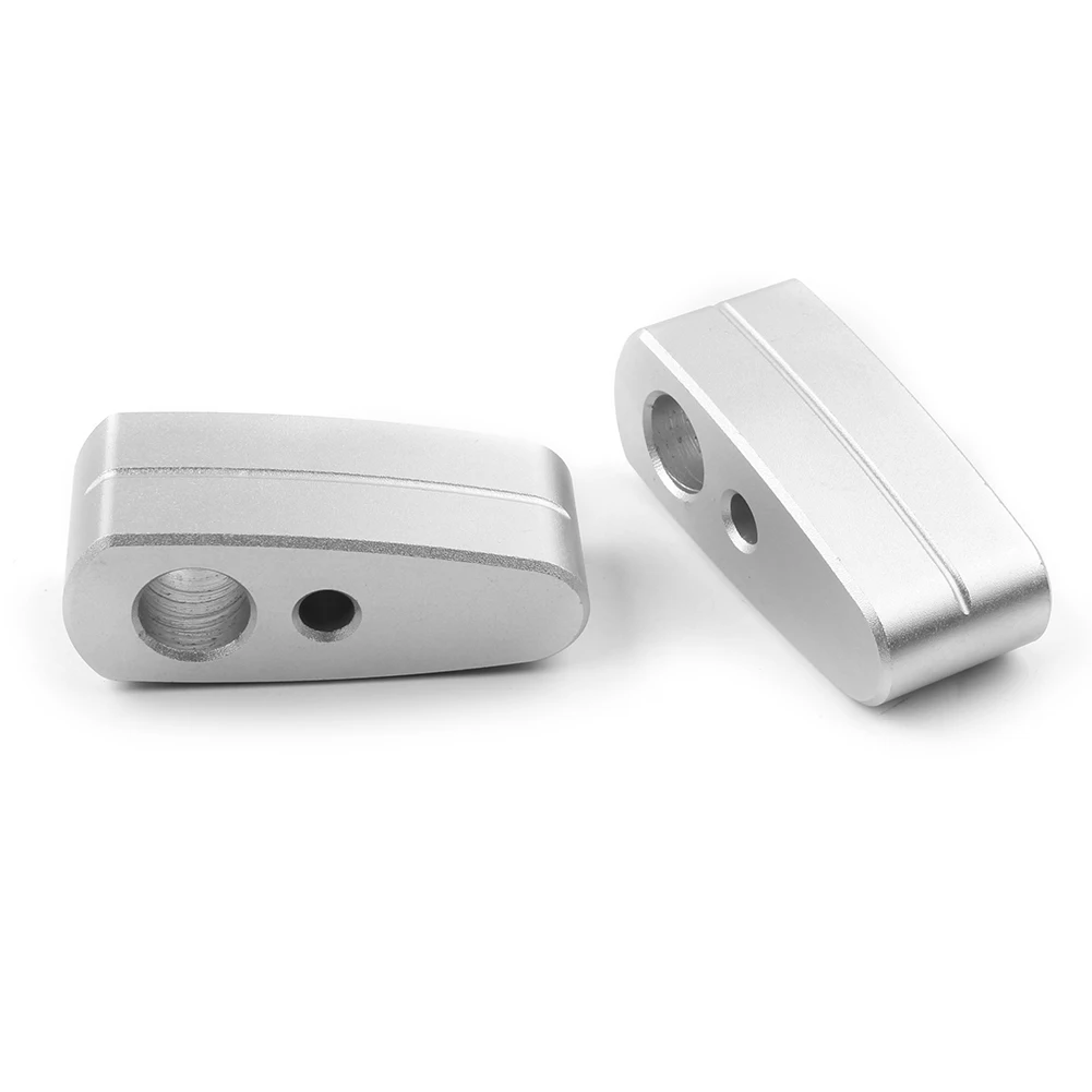 

2Pcs Motorcycle Handlebar Riser Bar Moves up 20mm for BMW R NINE T K1600B R9T K1600AG Silver Aluminum