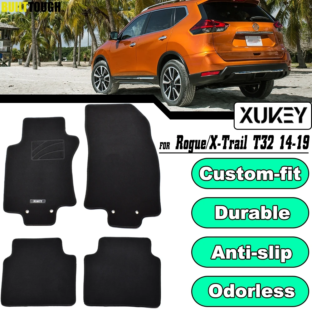 Напольные коврики для Nissan Rogue X Trail T32 2014 2019 багажника и ковра|Автомобильные в