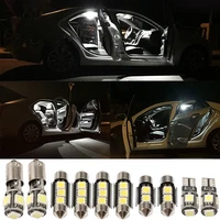 10pcsset car led lights auto interior light upgrade white canbus car inside reading light bulbs lamp kit a set for vw golf mk5