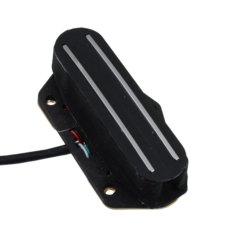 schwarz mit silber dual schiene dual coill magnetische brücke pickup humbucker für telecaster elektrische gitarre free global shipping