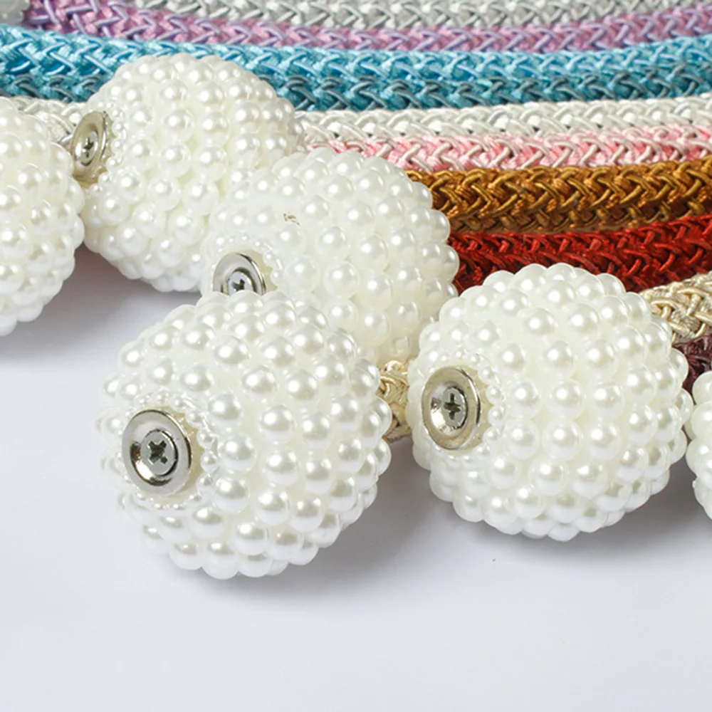 2 шт. перламутровые магнитные держатели для штор зажимы подвешивания шаровая