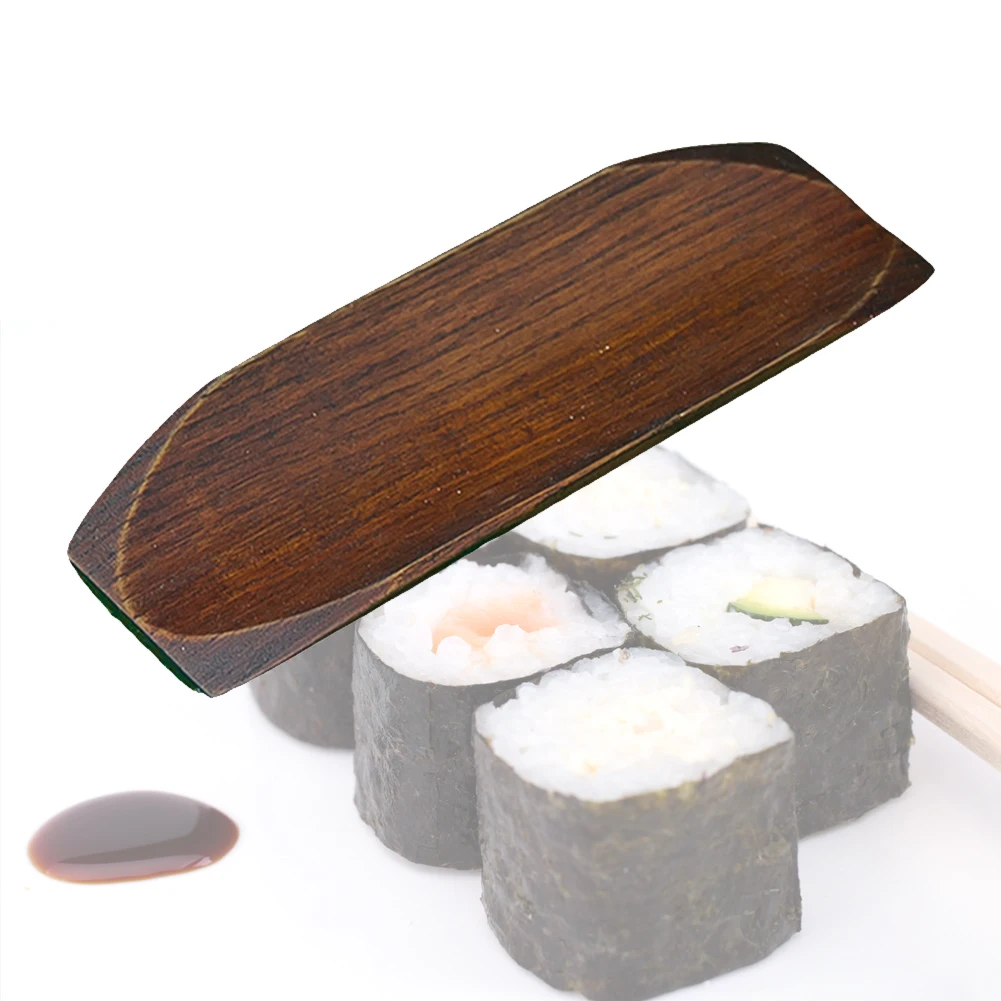 Cake Holder Smooth Napkin Tray Flavor Spices Snack Rectangular Serving Wooden Sushi Dish Dessert Plate Sauce Multifunctional | Дом и сад