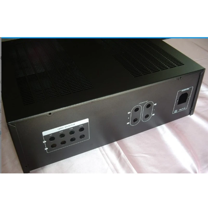 

Vogue 430*140*368mm AMP140 Large Power Amplifier Chassis Box House DIY Enclosure With Knob Feet Amplifier Case Shell