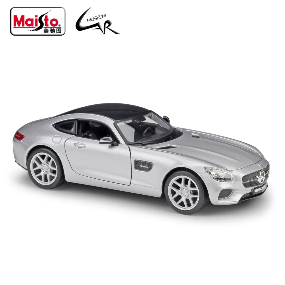 

Модель автомобиля Maisto 1:24 из сплава, гоночный Металлический Игрушечный Автомобиль, детская игрушка, подарок, коллекция Benz Mercedes AMG GT