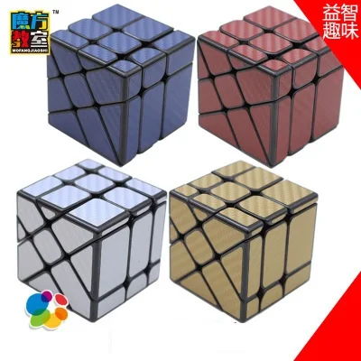 MoYu MoFangJiaoShi углеродное волокно магический куб неравный Fisher speed Cube IQ игра