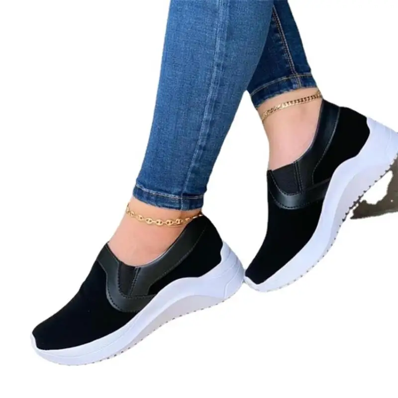

2022 New Large Size 36-43 Trend Slip-on Women Leasure Shoes