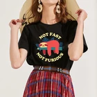 Женская свободная футболка с коротким рукавом и графическим принтом
