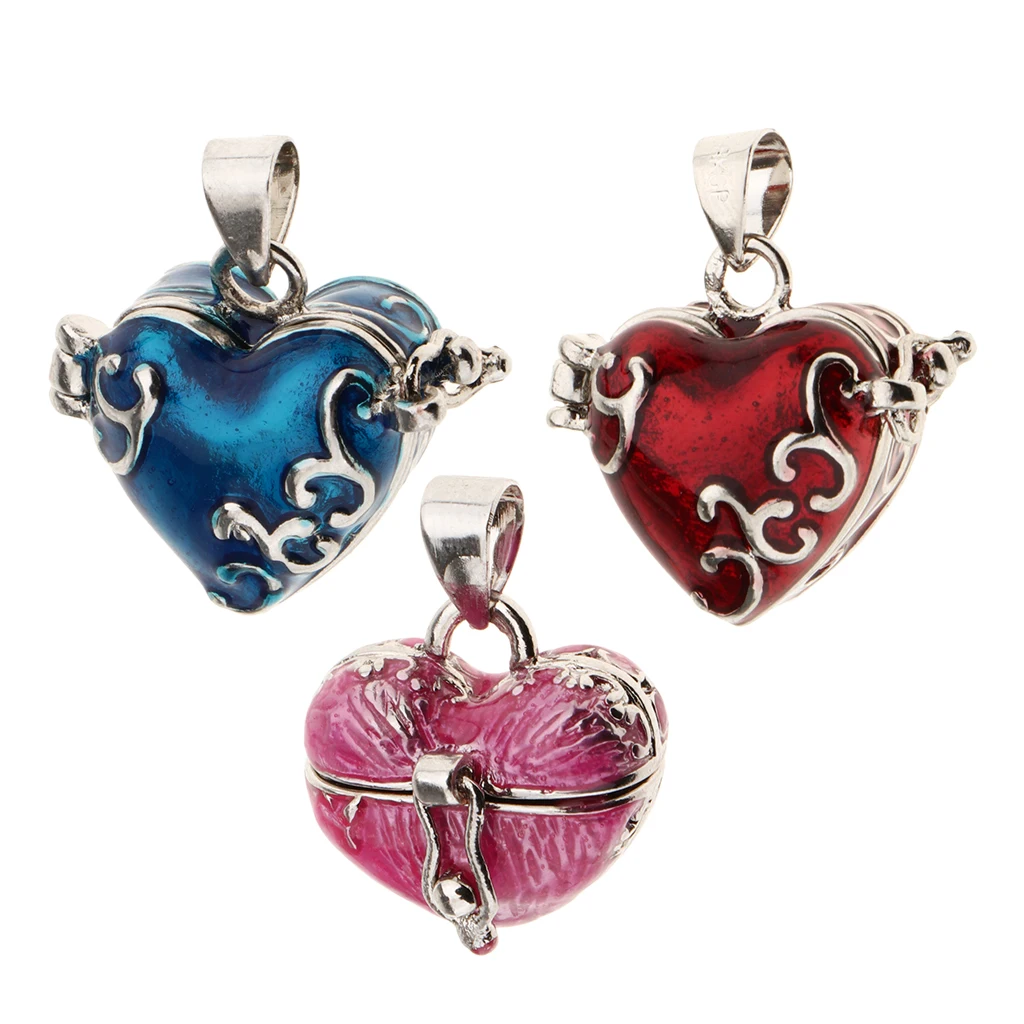 

3 шт сердце животное урна кулон ожерелье для праха волос Keepsake ремесло ювелирные изделия