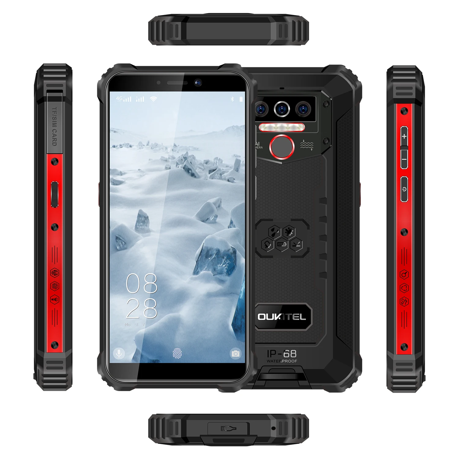 Смартфон OUKITEL WP5 4+32Гб батарея 8000 мАч камера 13 Мп экран 5 5&quot|Смартфоны| |